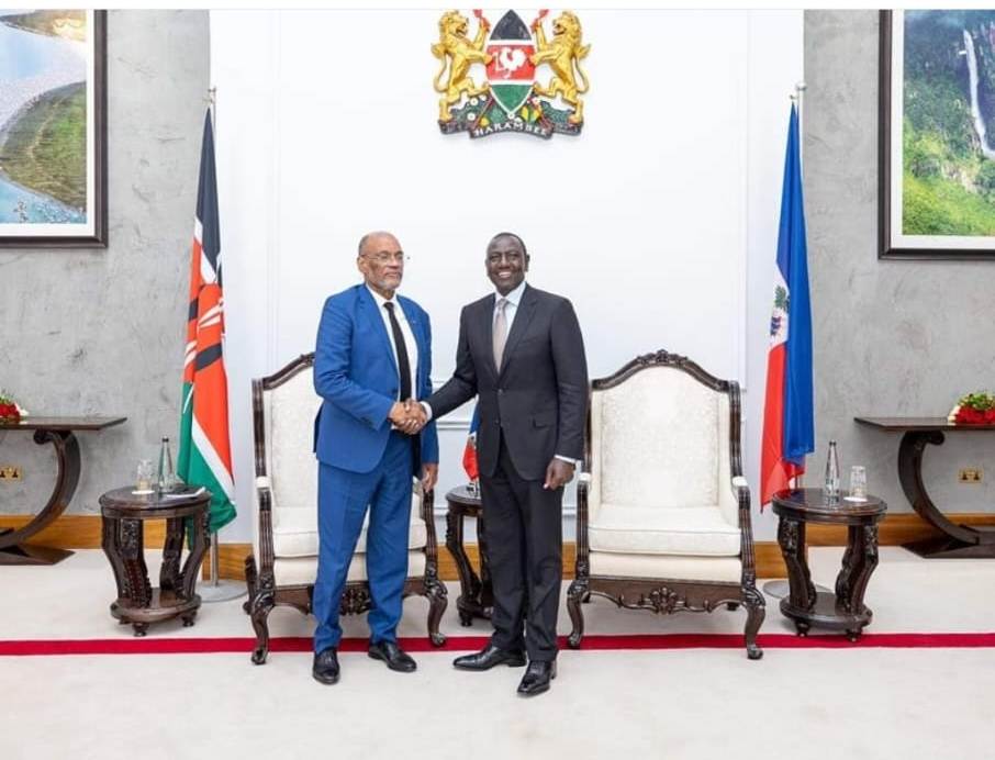 Le Premier ministre Ariel Henry en visite au Kenya